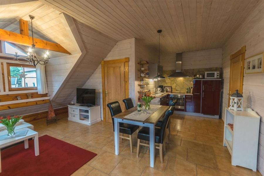 Ferienwohnung Im Blockhaus Rosenkranz Rathmannsdorf Exterior foto