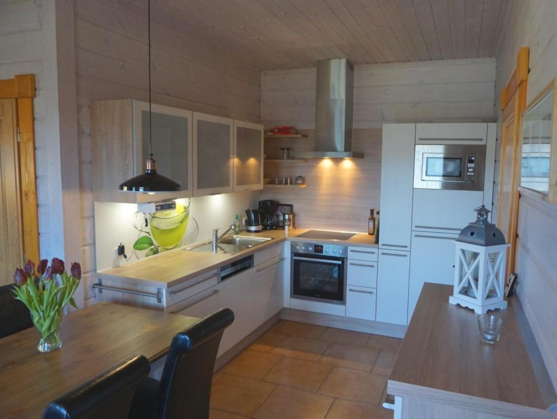 Ferienwohnung Im Blockhaus Rosenkranz Rathmannsdorf Exterior foto