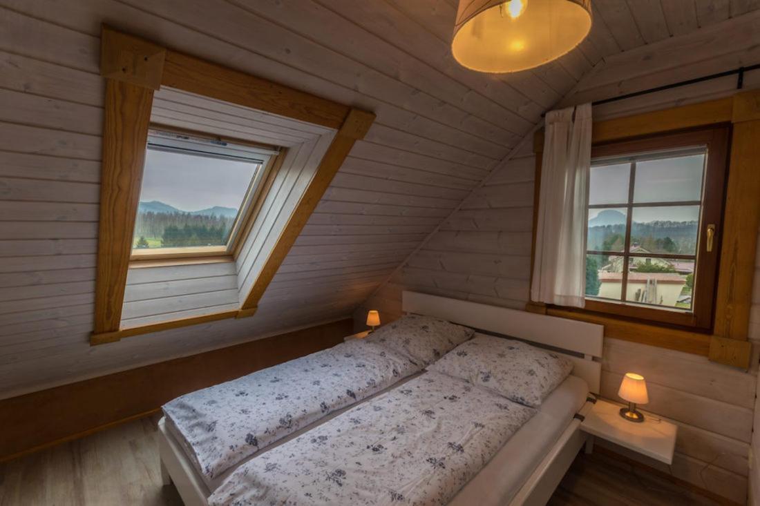 Ferienwohnung Im Blockhaus Rosenkranz Rathmannsdorf Exterior foto