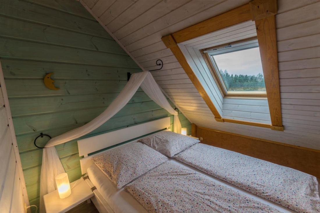 Ferienwohnung Im Blockhaus Rosenkranz Rathmannsdorf Exterior foto